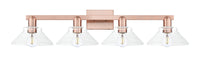 Arcadia Vanity Light Cast Brass Steel Glass