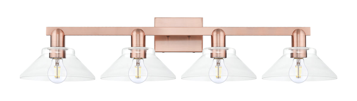 Orwell 35-Inch 4-Light Bath Vanity Light 8.75-Inch High