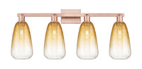 Arcadia Bath Vanity Light Cast Brass Glass