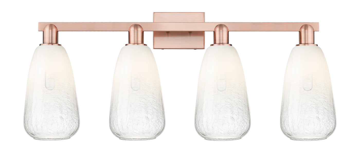 Arcadia Bath Vanity Light Cast Brass Glass