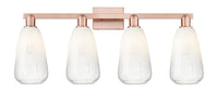 Arcadia Bath Vanity Light Cast Brass Glass