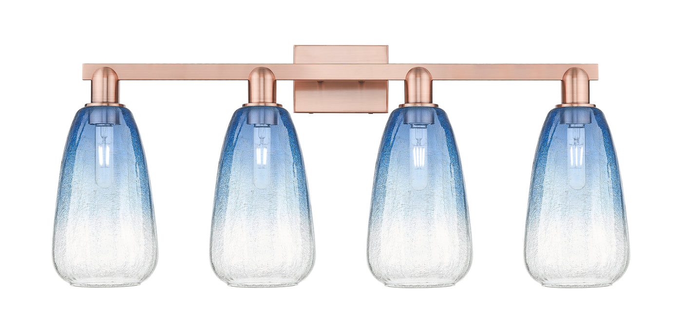 Arcadia Bath Vanity Light Cast Brass Glass