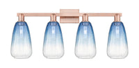 Arcadia Bath Vanity Light Cast Brass Glass