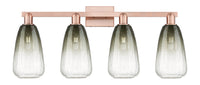 Arcadia Bath Vanity Light Cast Brass Glass