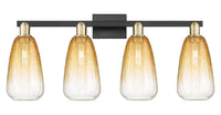 Arcadia Bath Vanity Light Cast Brass Glass