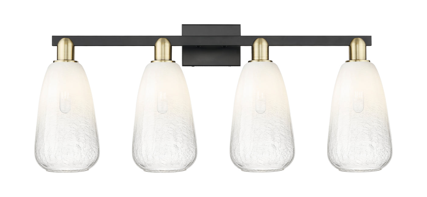 Arcadia Bath Vanity Light Cast Brass Glass