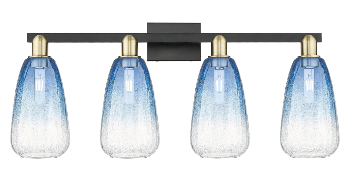 Arcadia Bath Vanity Light Cast Brass Glass