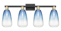 Arcadia Bath Vanity Light Cast Brass Glass