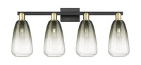 Arcadia Bath Vanity Light Cast Brass Glass