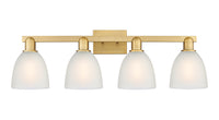 Arcadia Bath Vanity Light 3 Light Brass
