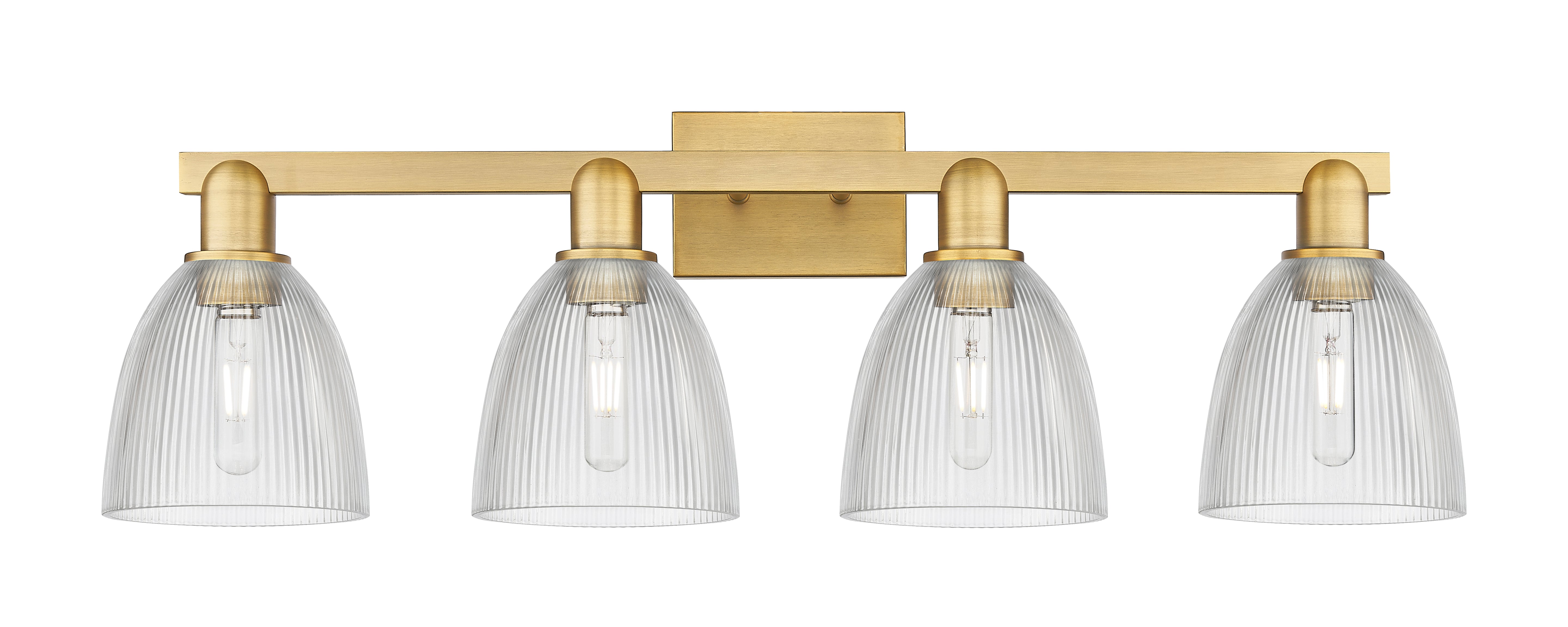 Arcadia Bath Vanity Light 3 Light Brass