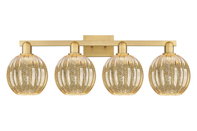 Arcadia Bath Vanity Light Cast Brass