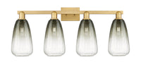 Arcadia Bath Vanity Light Cast Brass Glass