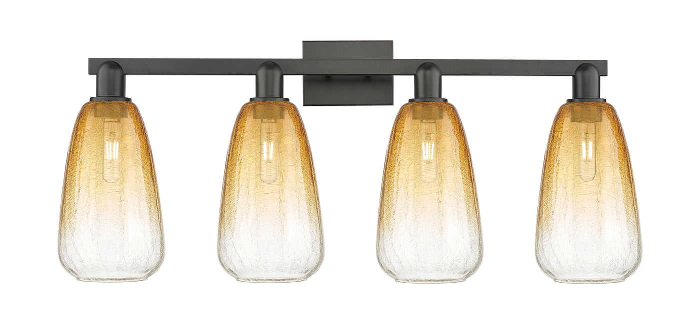 Arcadia Bath Vanity Light Cast Brass Glass