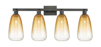 Arcadia Bath Vanity Light Cast Brass Glass
