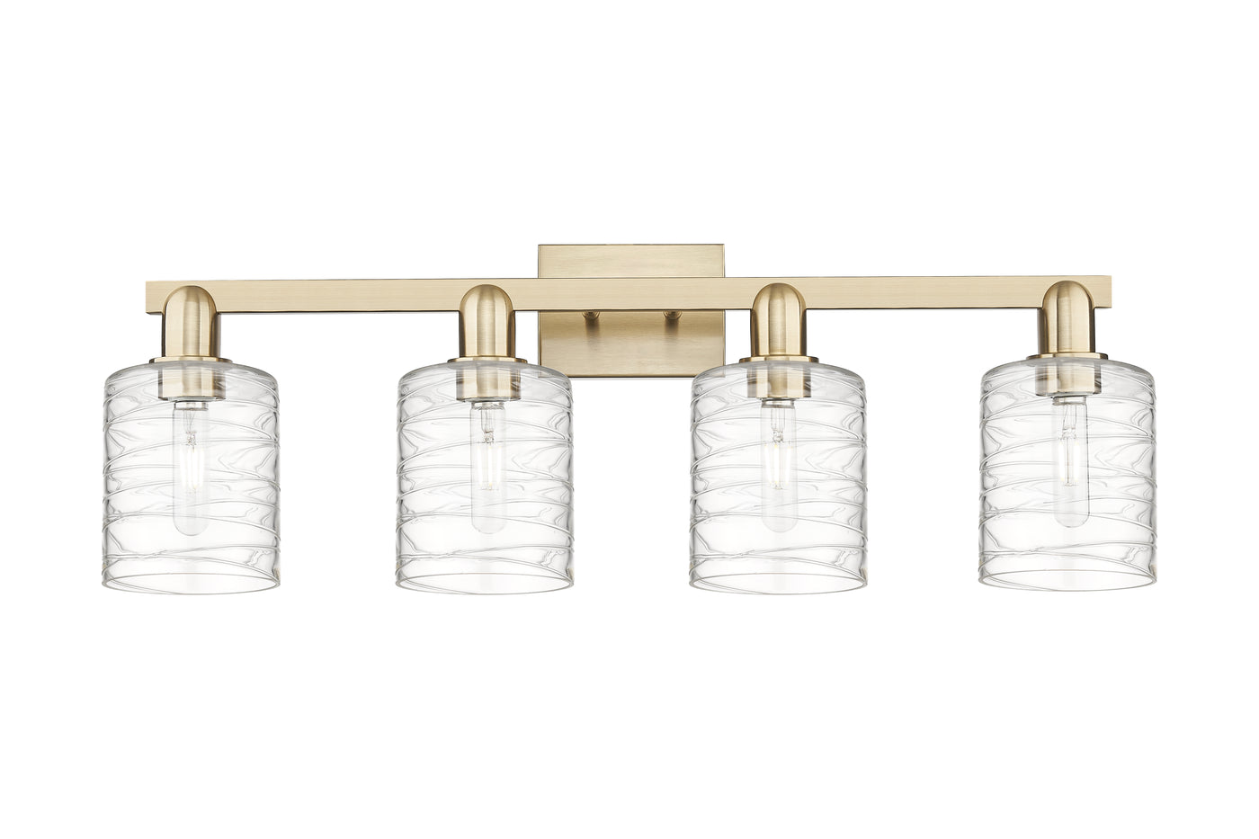 Arcadia Bath Vanity Light Cast Brass Finish