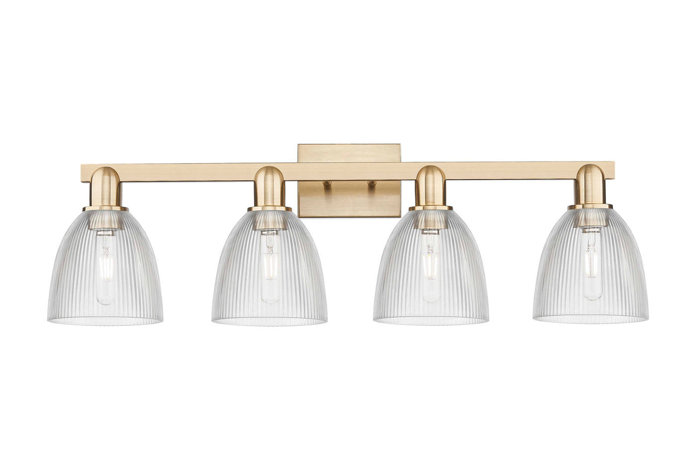 Arcadia Bath Vanity Light 3 Light Brass