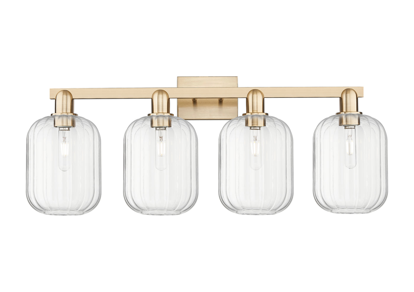 Arcadia Bath Vanity Light Cast Brass