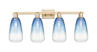 Arcadia Bath Vanity Light Cast Brass Glass