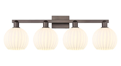 Arcadia Bath Vanity Light Brass Glass Steel