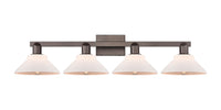 Arcadia Vanity Light Cast Brass Steel Glass