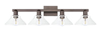 Arcadia Vanity Light Cast Brass Steel Glass