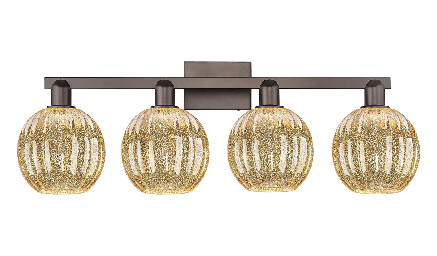 Arcadia Bath Vanity Light Cast Brass