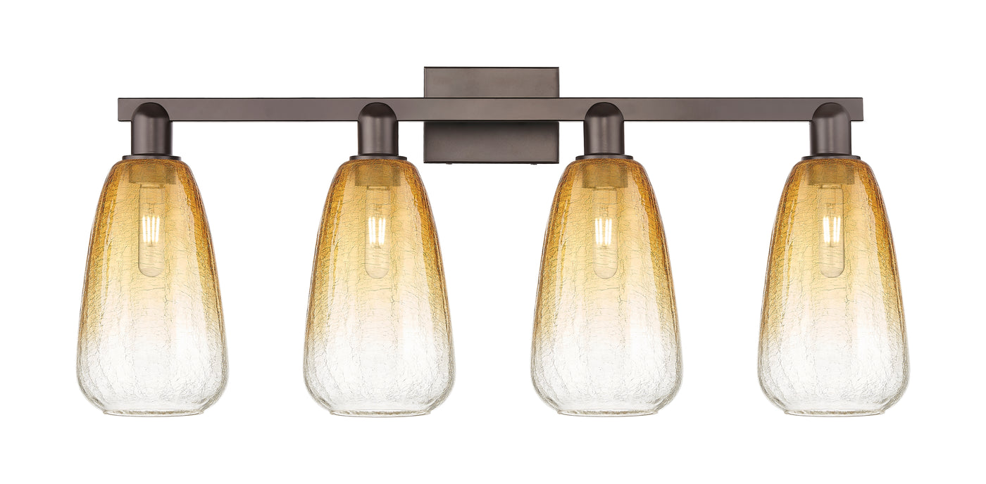 Arcadia Bath Vanity Light Cast Brass Glass