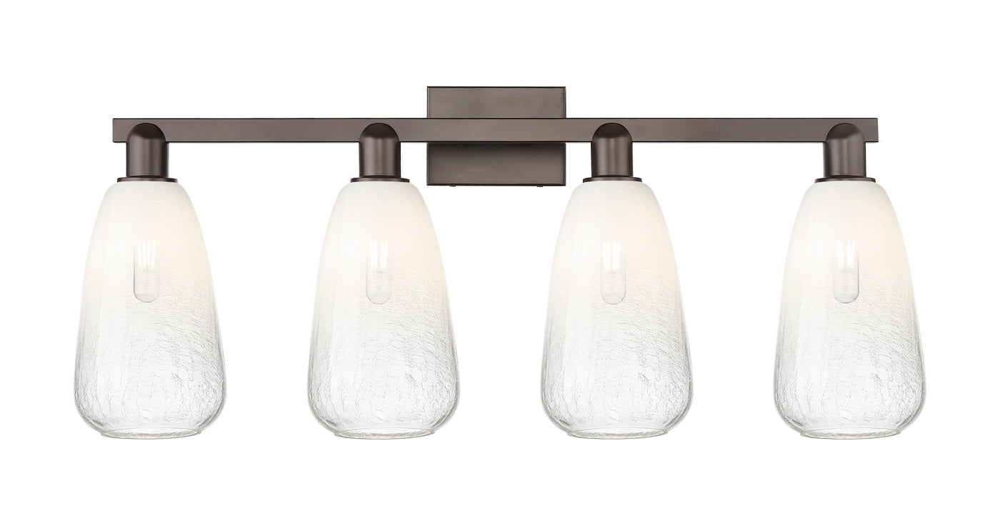 Arcadia Bath Vanity Light Cast Brass Glass