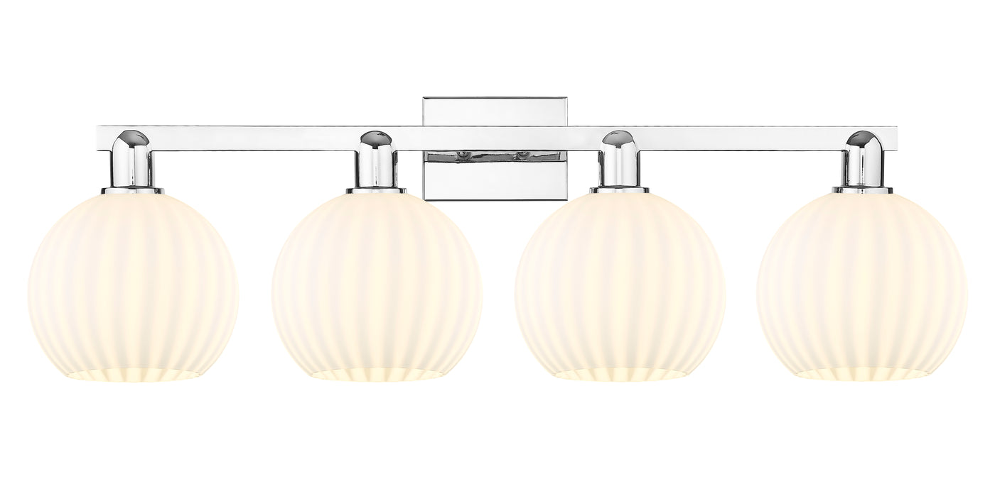 Arcadia Bath Vanity Light Brass Glass Steel