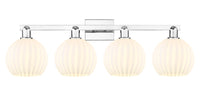 Arcadia Bath Vanity Light Brass Glass Steel