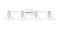Arcadia Vanity Light Cast Brass Steel Glass