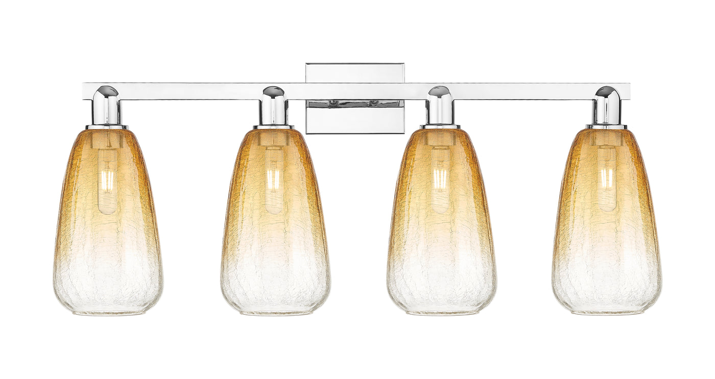 Arcadia Bath Vanity Light Cast Brass Glass