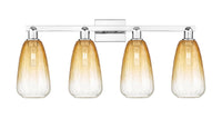 Arcadia Bath Vanity Light Cast Brass Glass