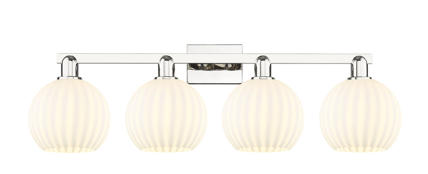 Arcadia Bath Vanity Light Brass Glass Steel