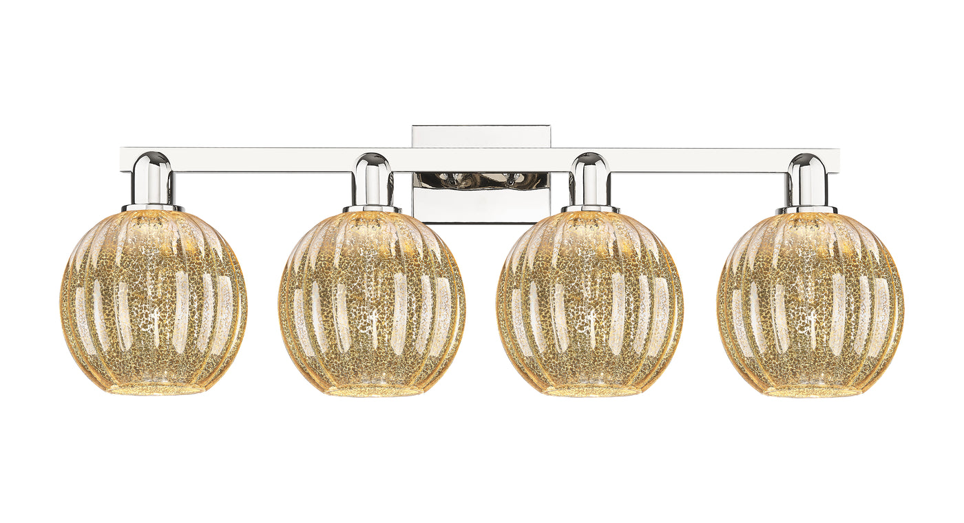 Arcadia Bath Vanity Light Cast Brass