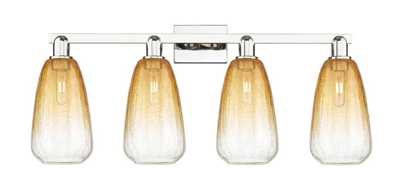 Arcadia Bath Vanity Light Cast Brass Glass