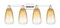 Arcadia Bath Vanity Light Cast Brass Glass