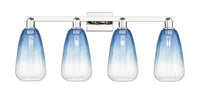 Arcadia Bath Vanity Light Cast Brass Glass