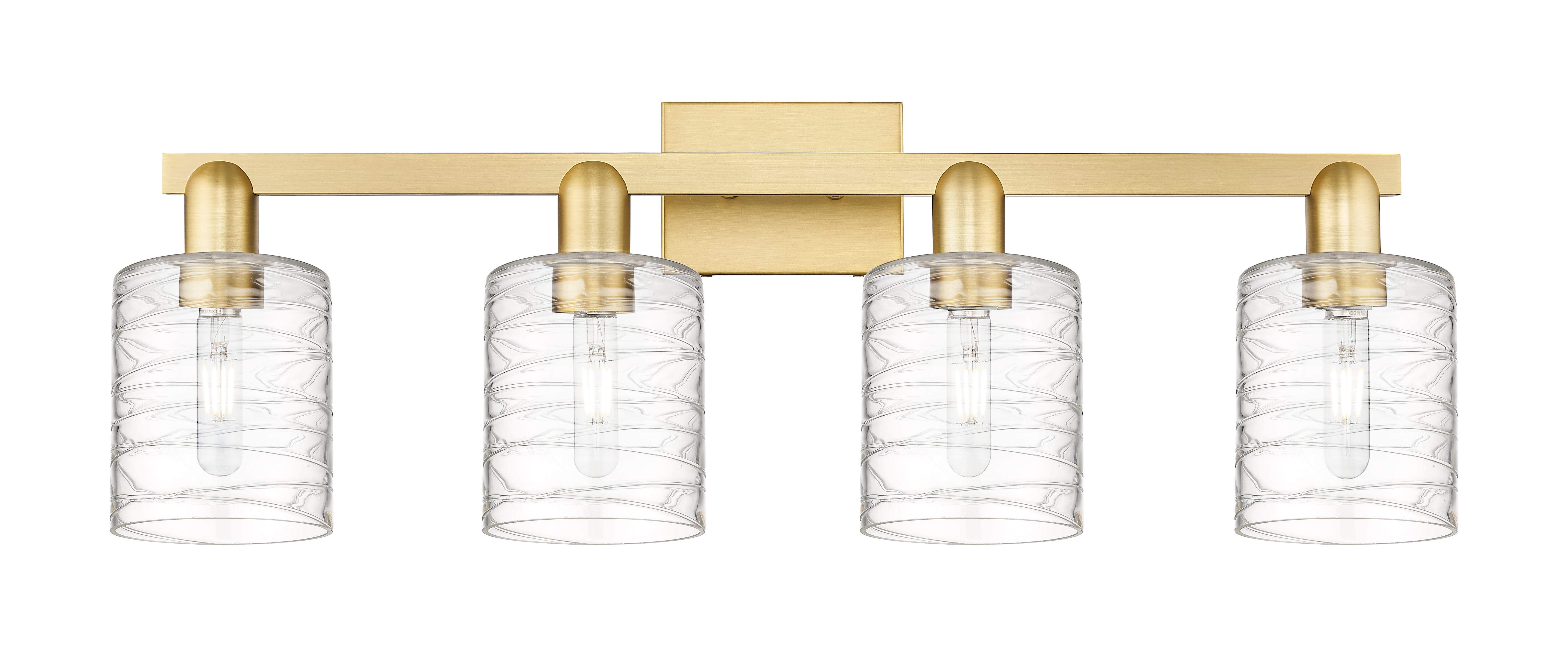 Arcadia Bath Vanity Light Cast Brass Finish