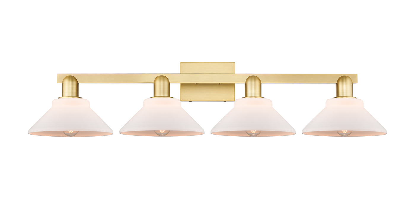 Arcadia Vanity Light Cast Brass Steel Glass