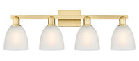 Arcadia Bath Vanity Light 3 Light Brass