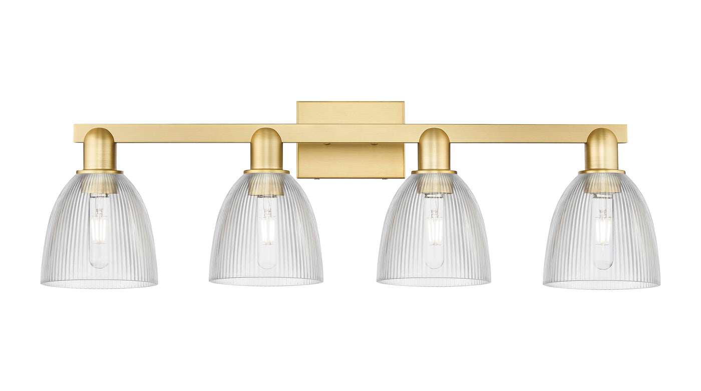 Arcadia Bath Vanity Light 3 Light Brass