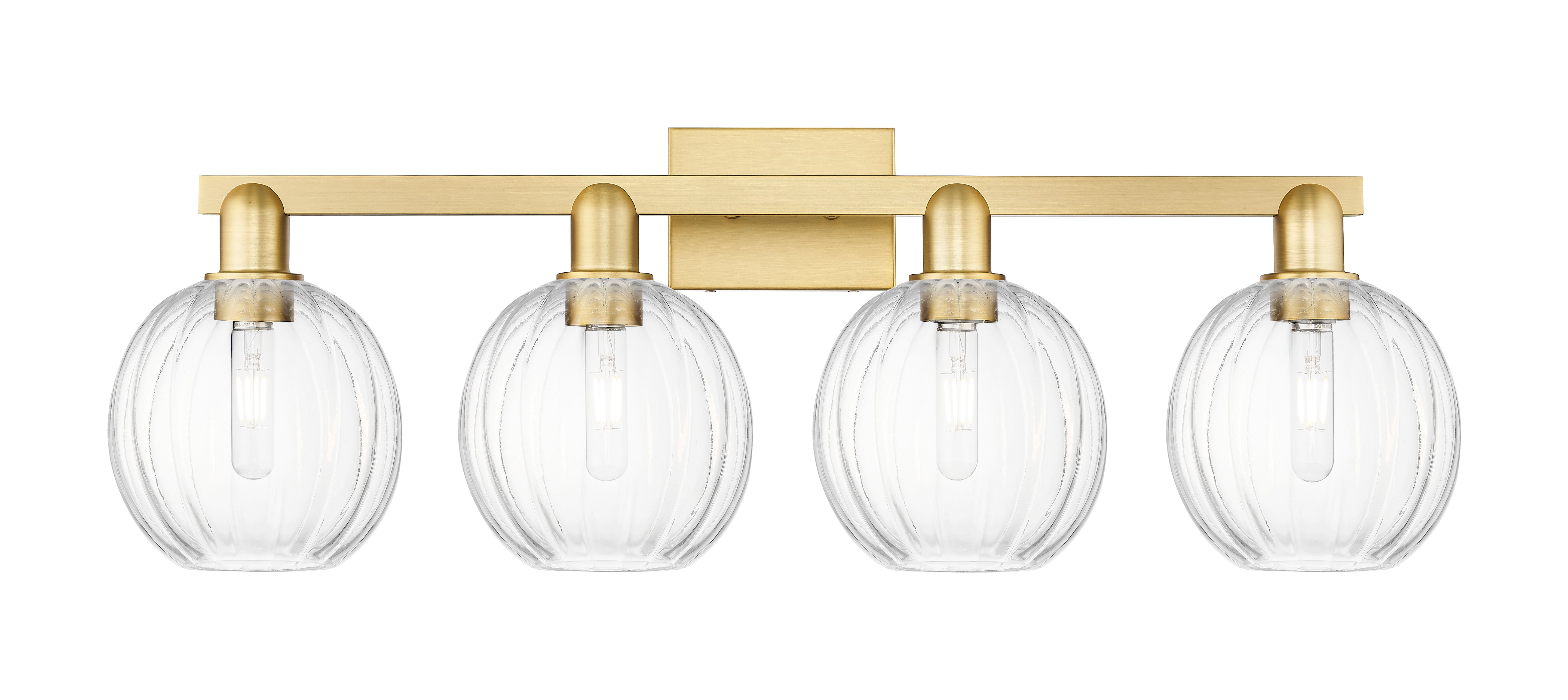Arcadia Bath Vanity Light Cast Brass