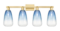 Arcadia Bath Vanity Light Cast Brass Glass