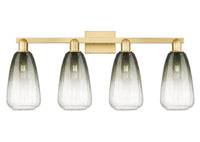 Arcadia Bath Vanity Light Cast Brass Glass