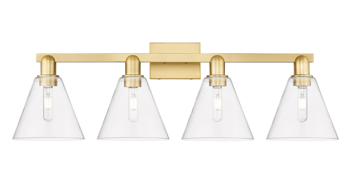 Arcadia Bath Vanity Light Cast Brass