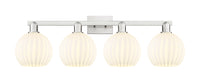 Arcadia Bath Vanity Light Brass Glass Steel