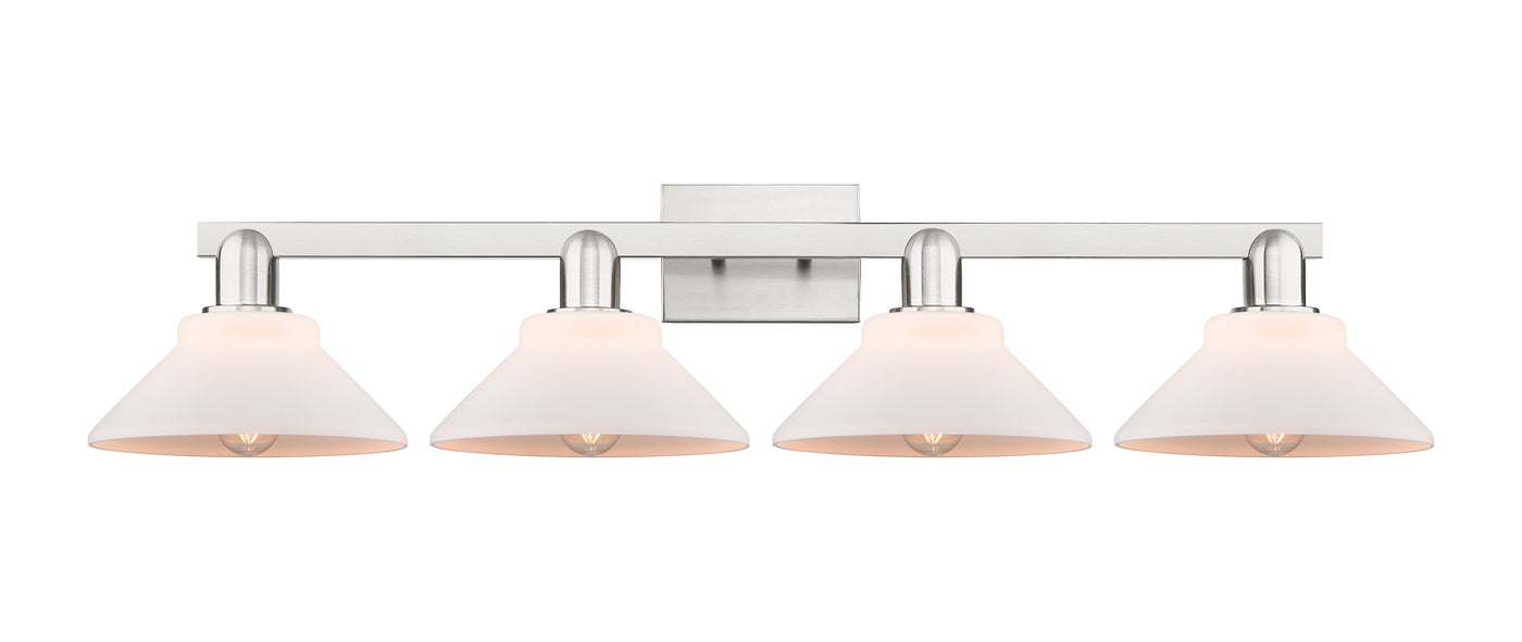 Arcadia Vanity Light Cast Brass Steel Glass