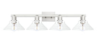 Arcadia Vanity Light Cast Brass Steel Glass